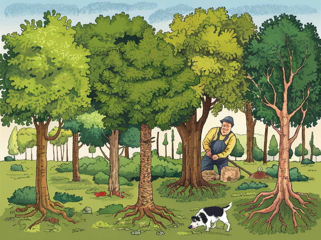 Quels arbres pour cultiver la truffe noire